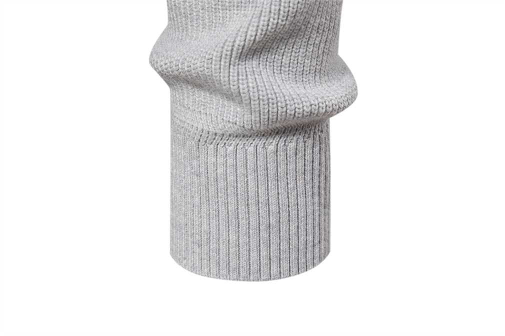 Half-Zip Stand Collar Sweater