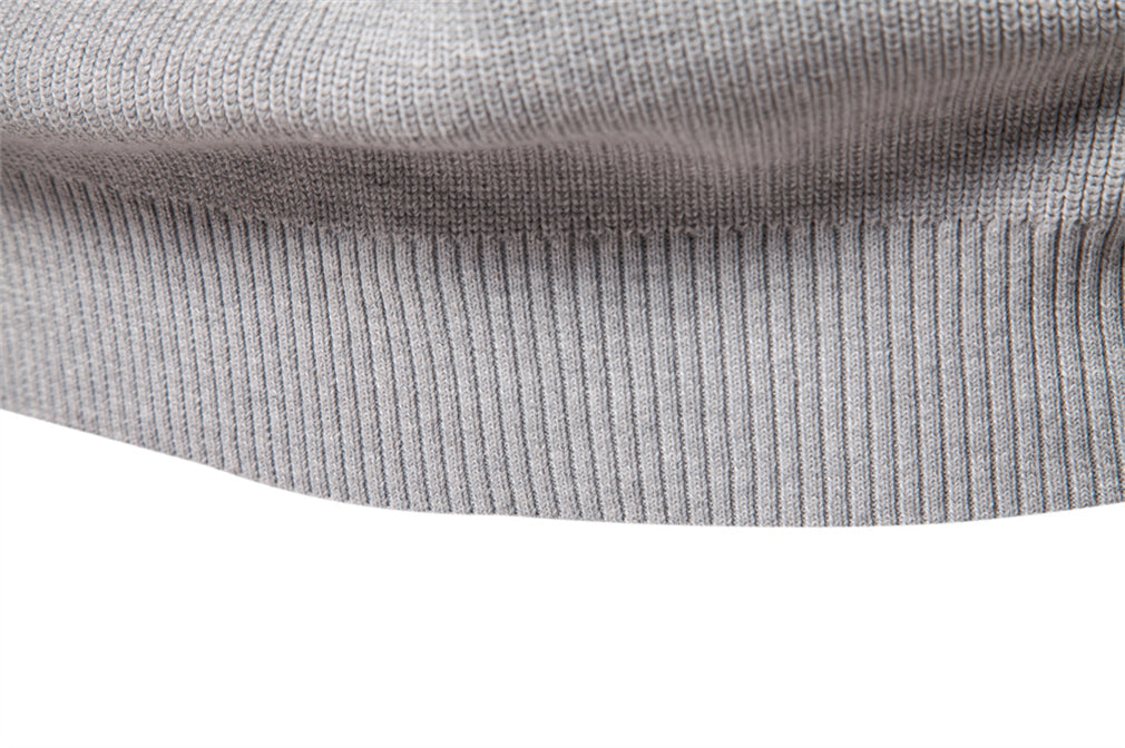 Half-Zip Cotton Sweater