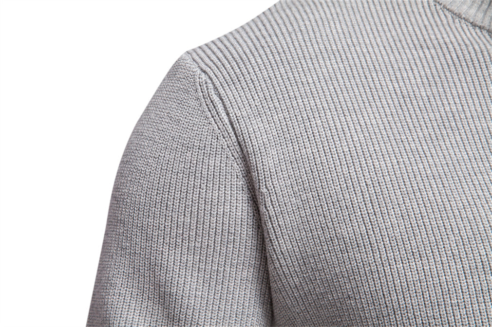 Half-Zip Cotton Sweater