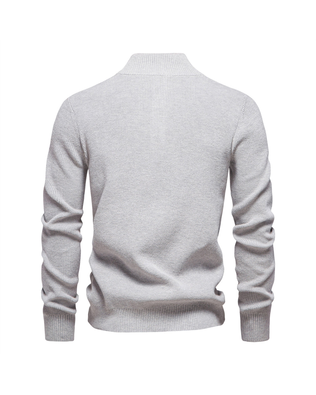 Half-Zip Cotton Sweater