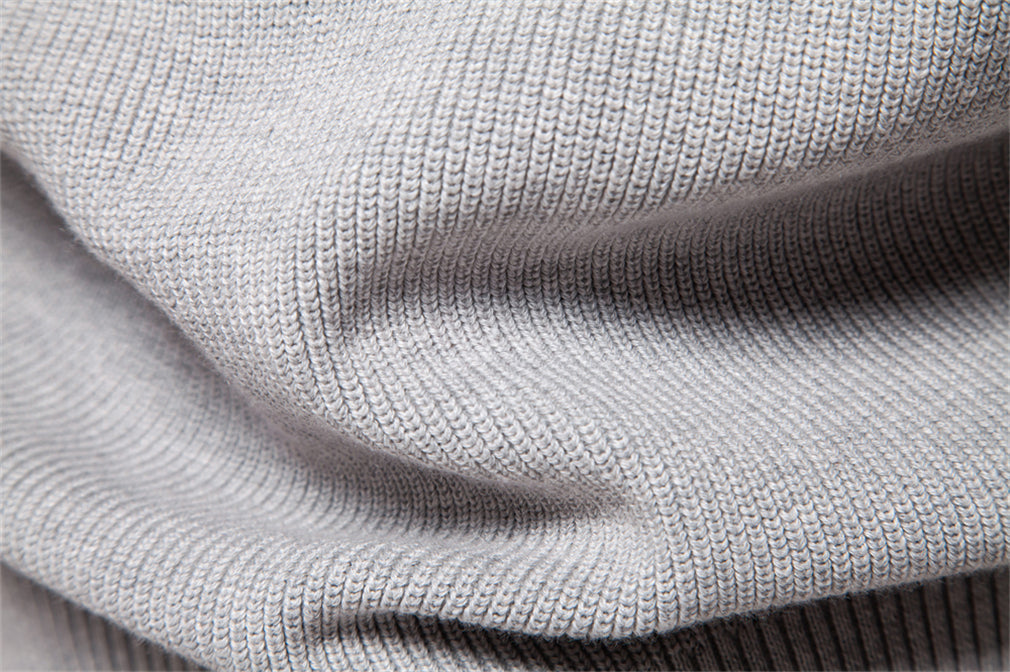 Half-Zip Cotton Sweater