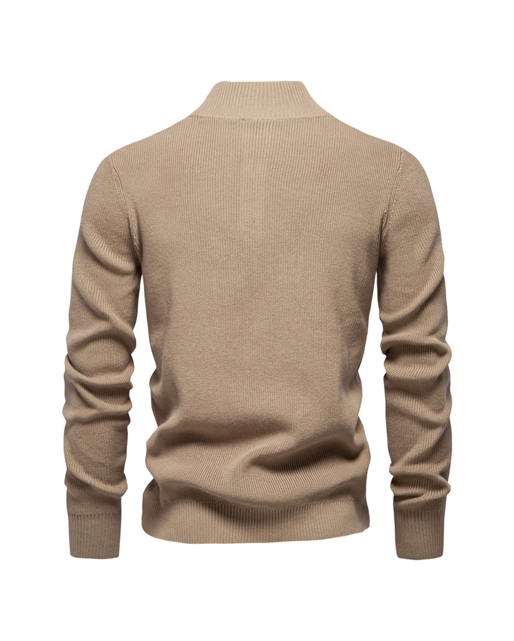 Half-Zip Cotton Sweater