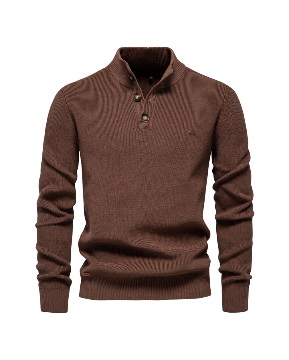 Half-Zip Cotton Sweater